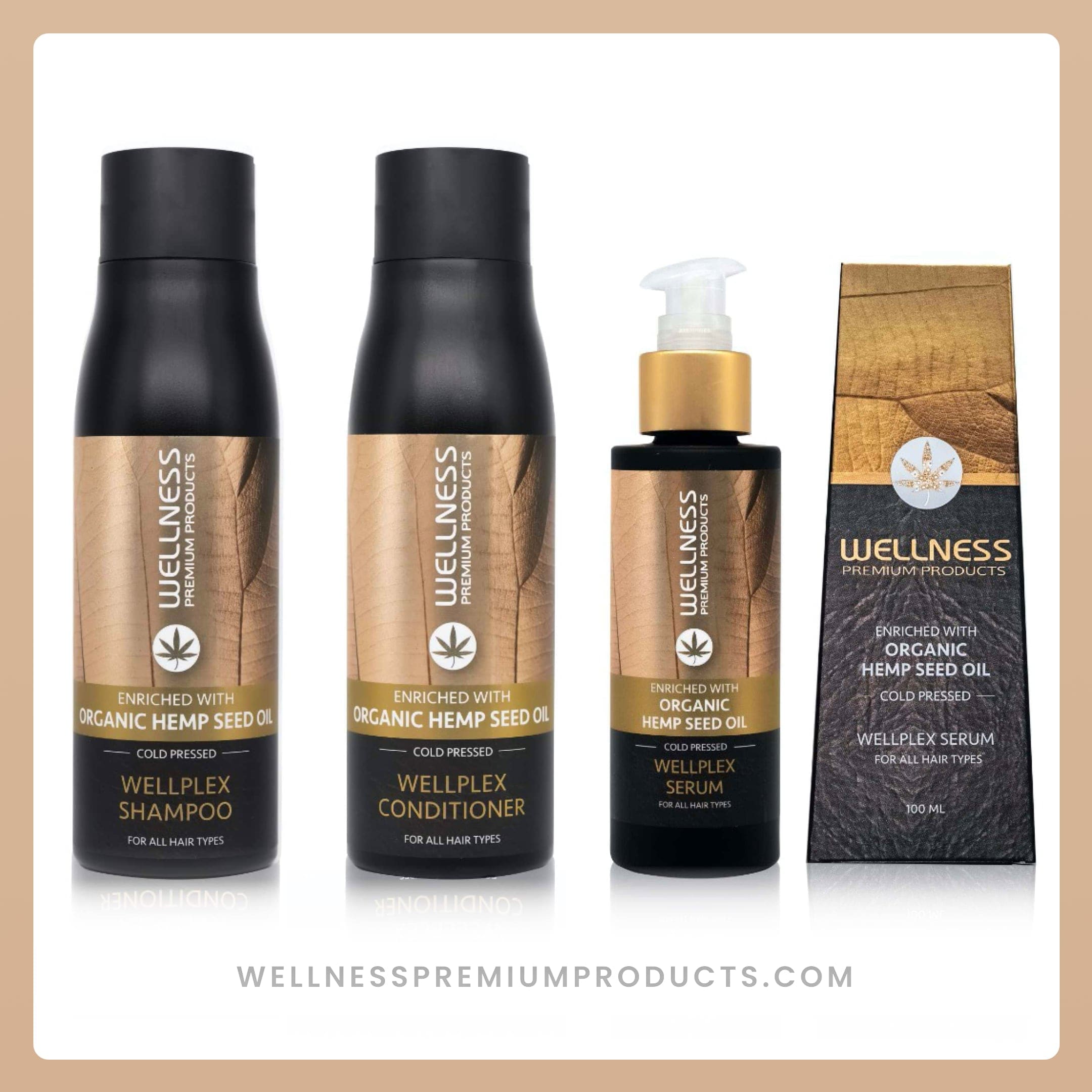 Wellplex - Shampoo, Conditioner, and Serum Bundle