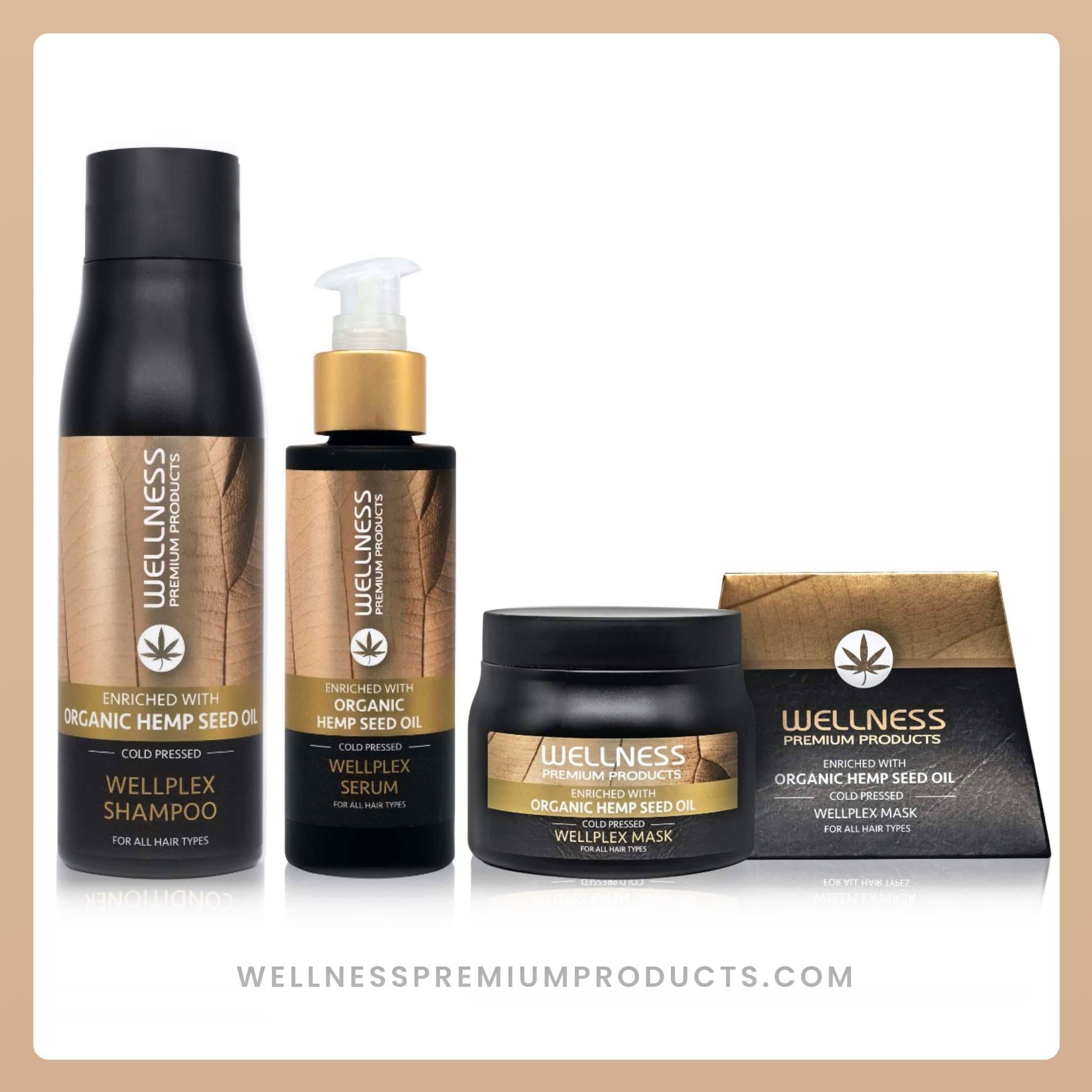 Wellplex - Shampoo, Serum, and Mask Bundle